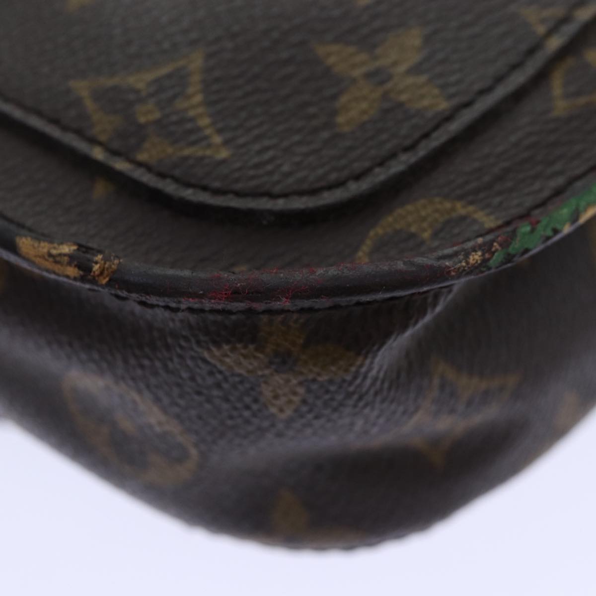 LOUIS VUITTON Monogram Saint Cloud MM Shoulder Bag M51243 LV 90396