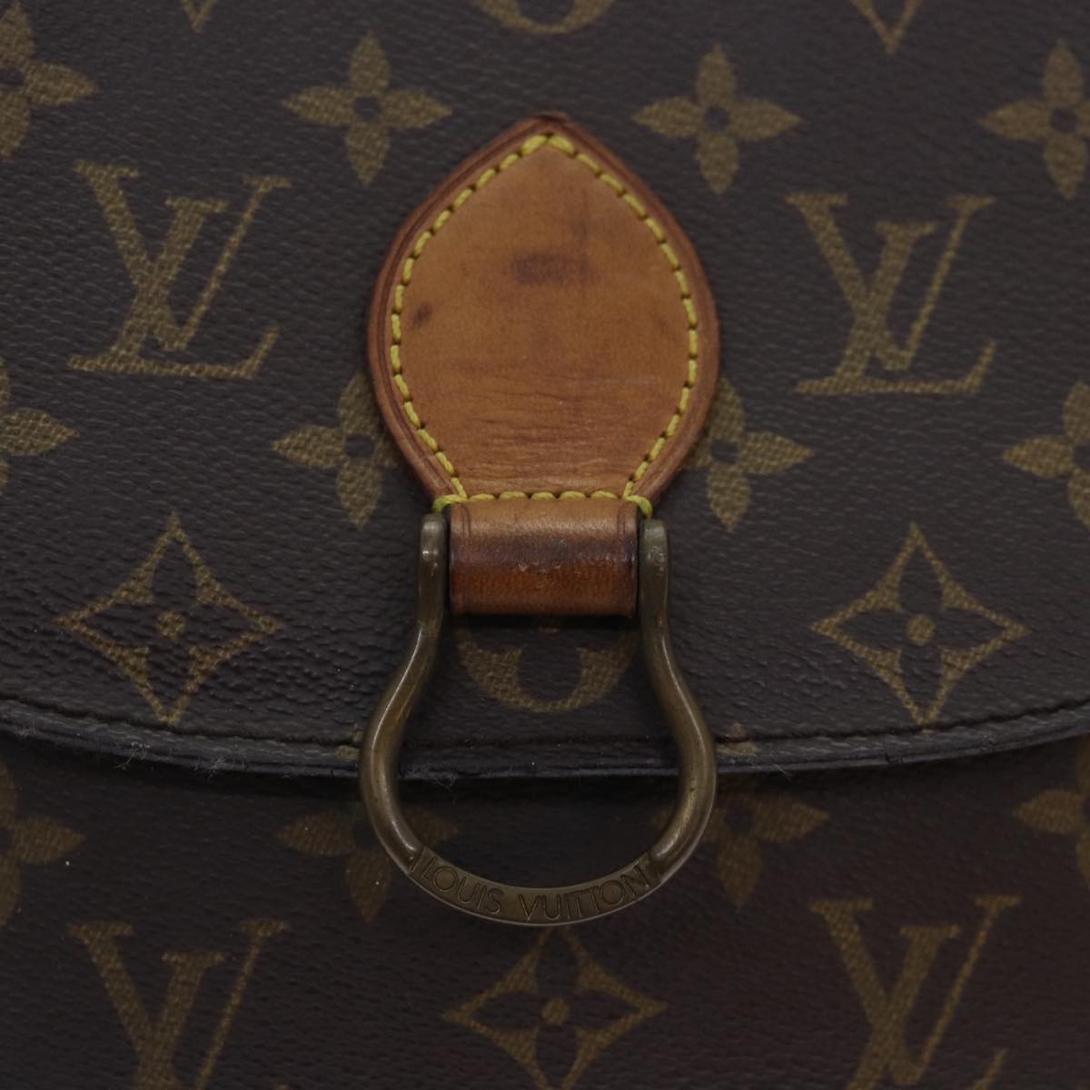 LOUIS VUITTON Monogram Saint Cloud MM Shoulder Bag M51243 LV 90396