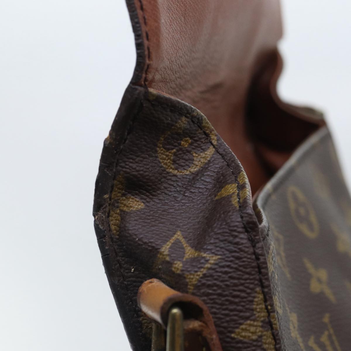LOUIS VUITTON Monogram Saint Cloud MM Shoulder Bag M51243 LV 90396