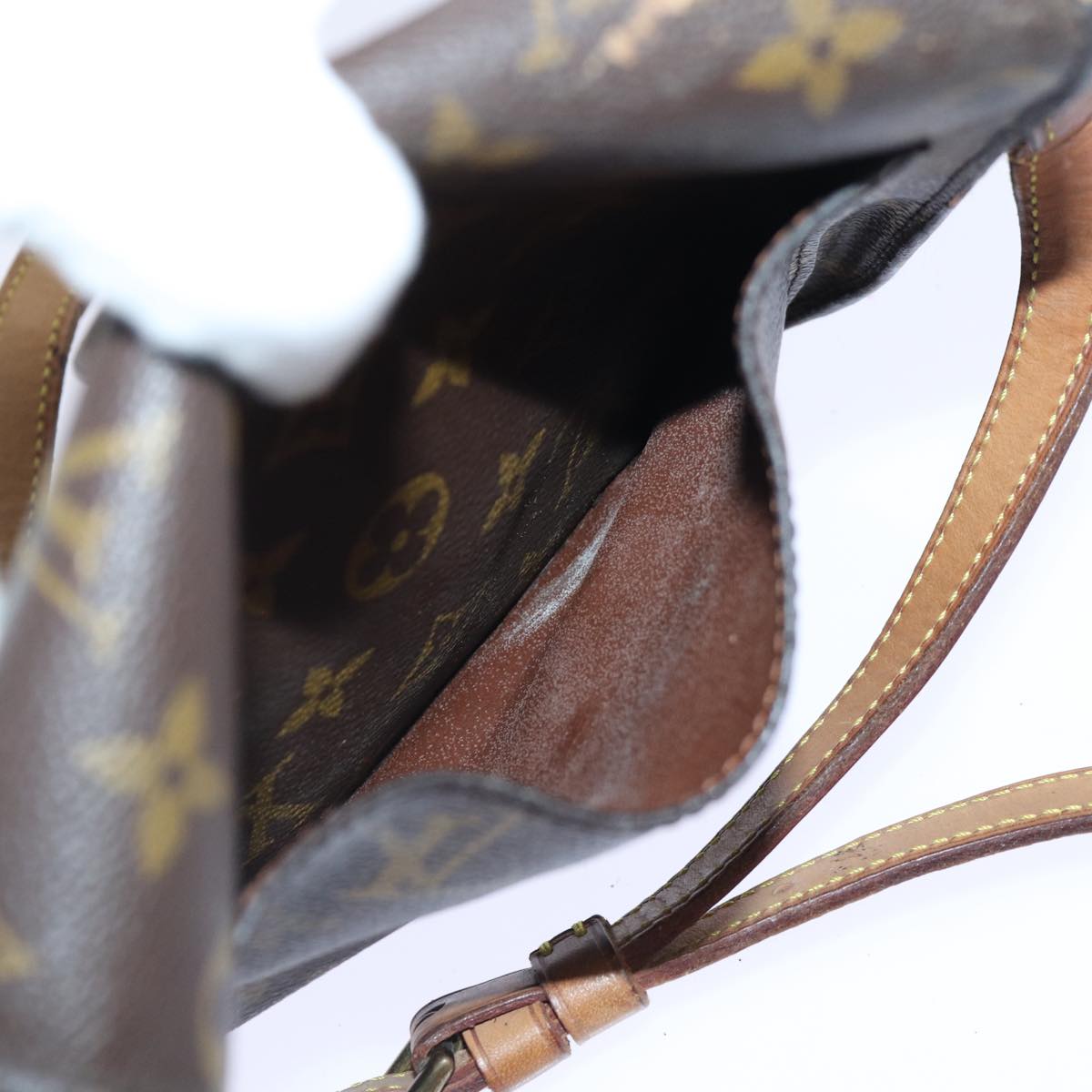LOUIS VUITTON Monogram Saint Cloud MM Shoulder Bag M51243 LV 90396