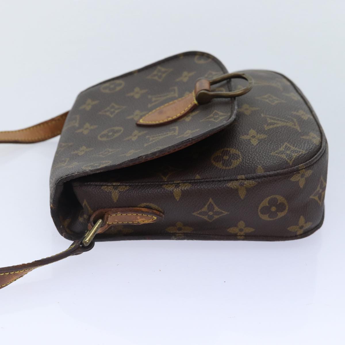 LOUIS VUITTON Monogram Saint Cloud MM Shoulder Bag M51243 LV 90396