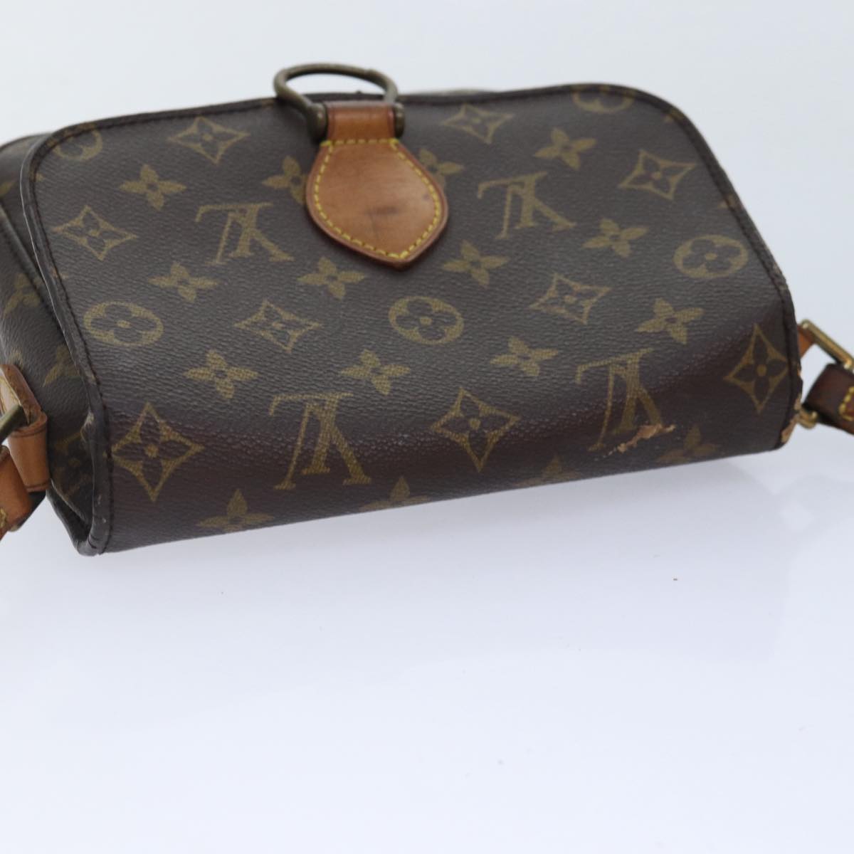 LOUIS VUITTON Monogram Saint Cloud MM Shoulder Bag M51243 LV 90396