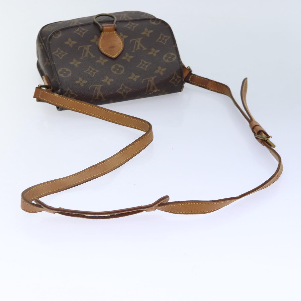 LOUIS VUITTON Monogram Saint Cloud MM Shoulder Bag M51243 LV 90396