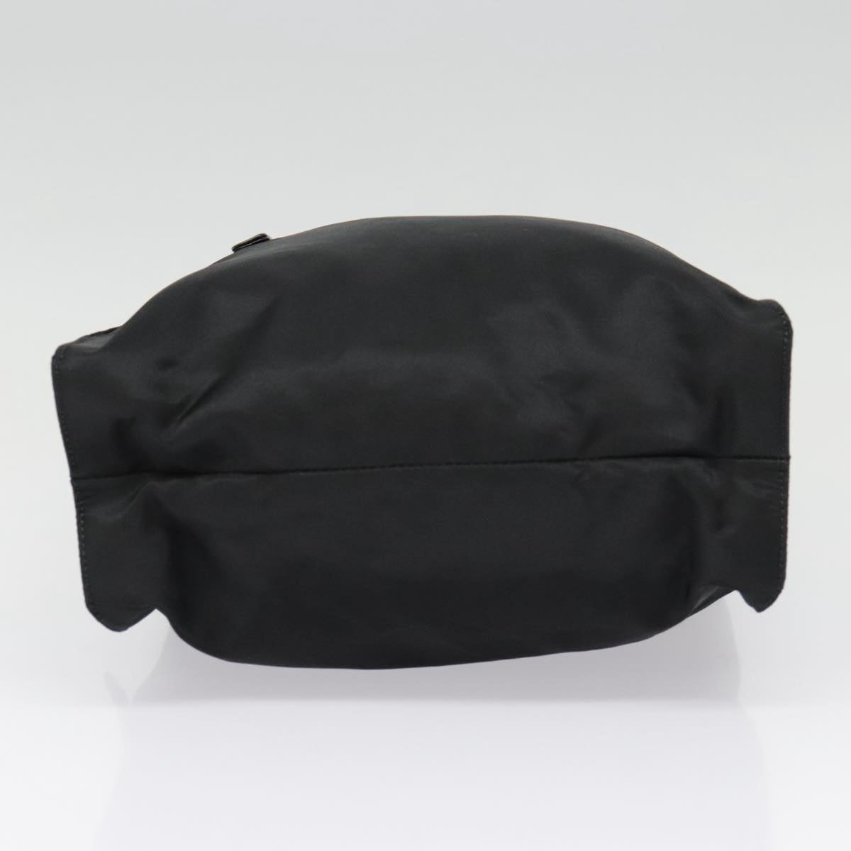 Luxury Prada Tote Bag Nylon Black Silver  90412