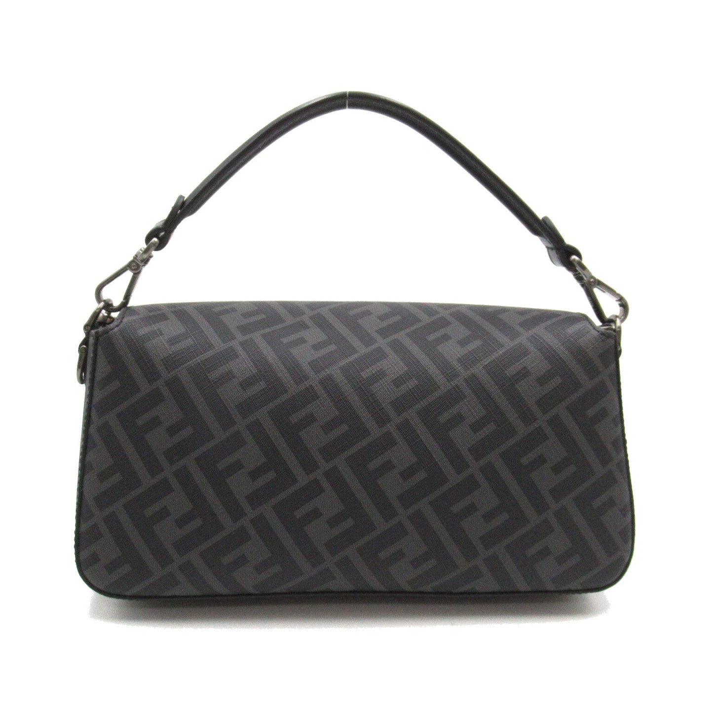 Luxury Fendi 2way shoulder bag Shoulder bag PVC Coated Canvas Leather Black