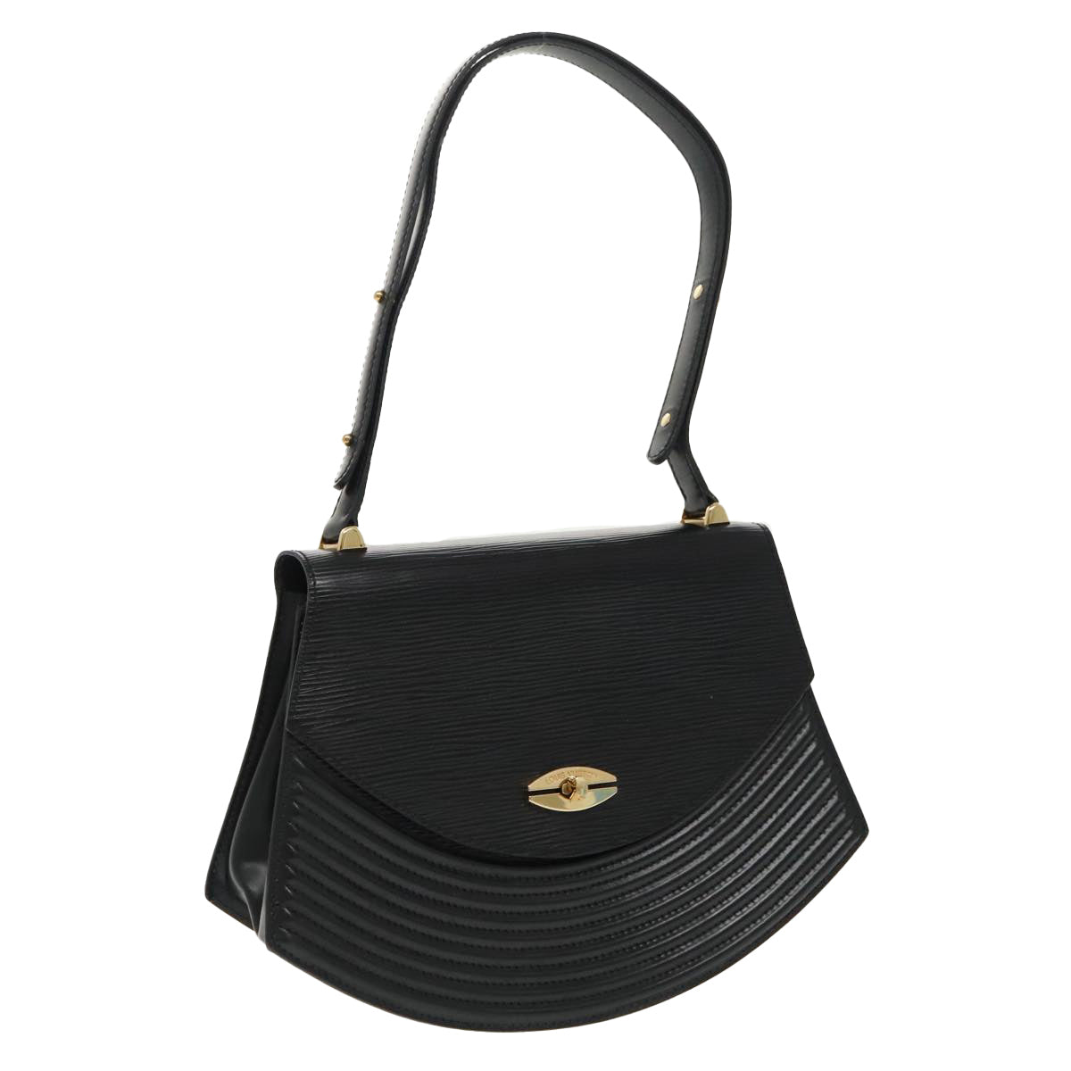 LOUIS VUITTON Epi Tilsitt Shoulder Bag Black M52482 LV 90444