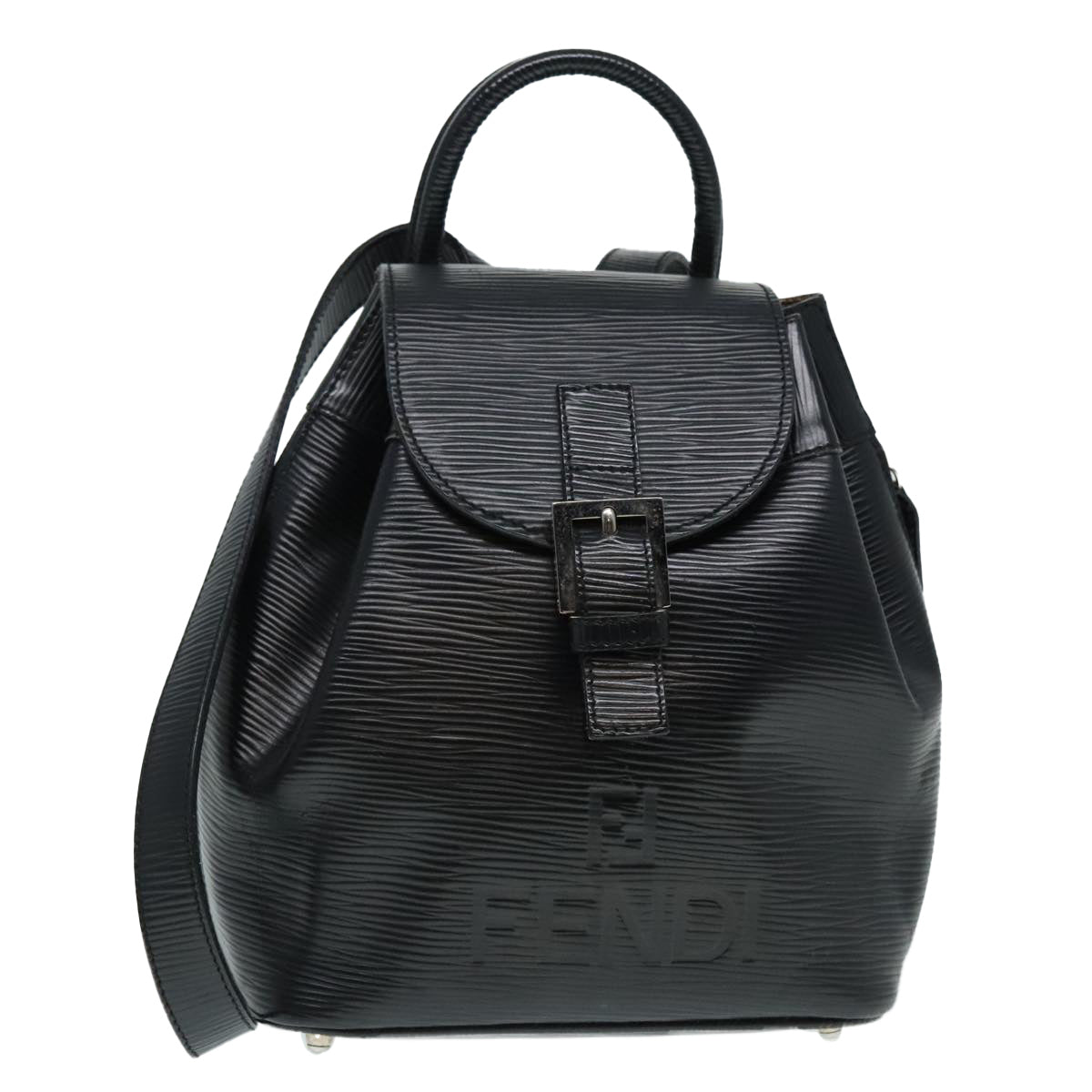 Luxury Fendi Backpack Leather Black90504