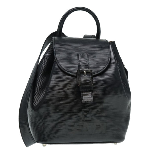 Luxury Fendi Backpack Leather Black90504