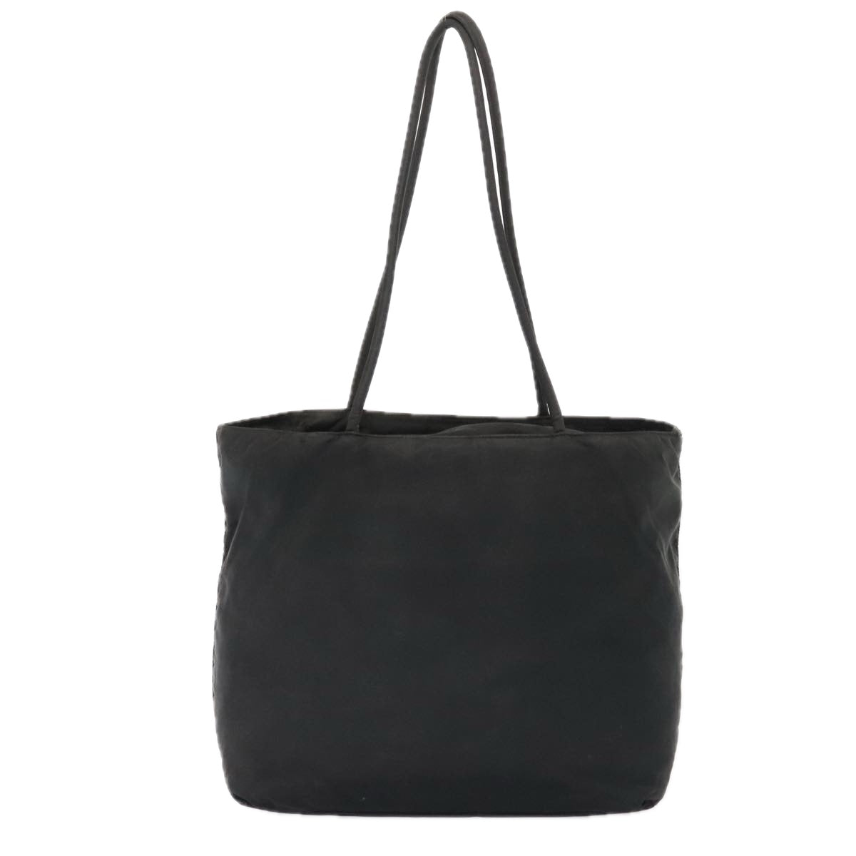 Luxury Prada Tote Bag Nylon Black Silver  90581
