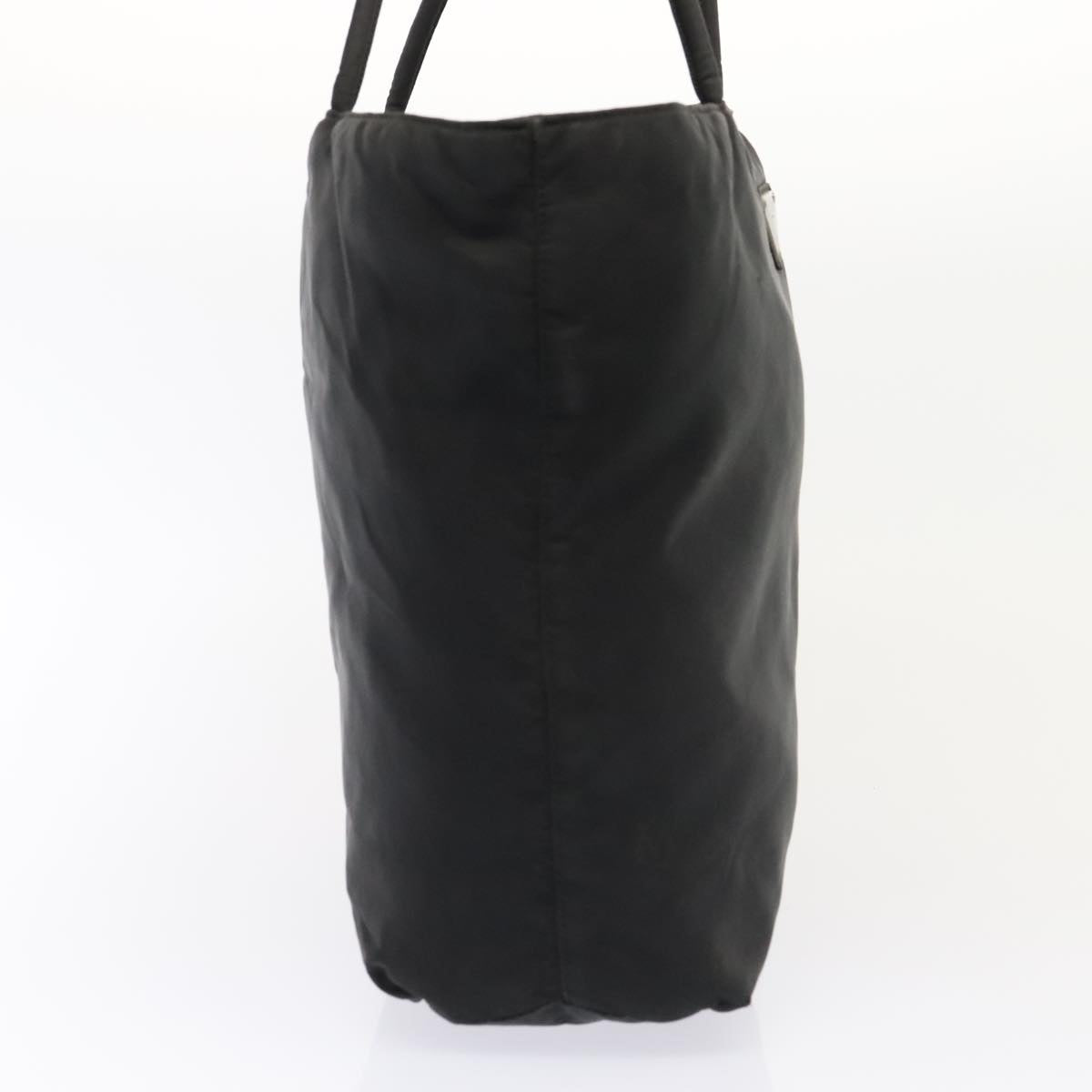 Luxury Prada Tote Bag Nylon Black Silver  90581