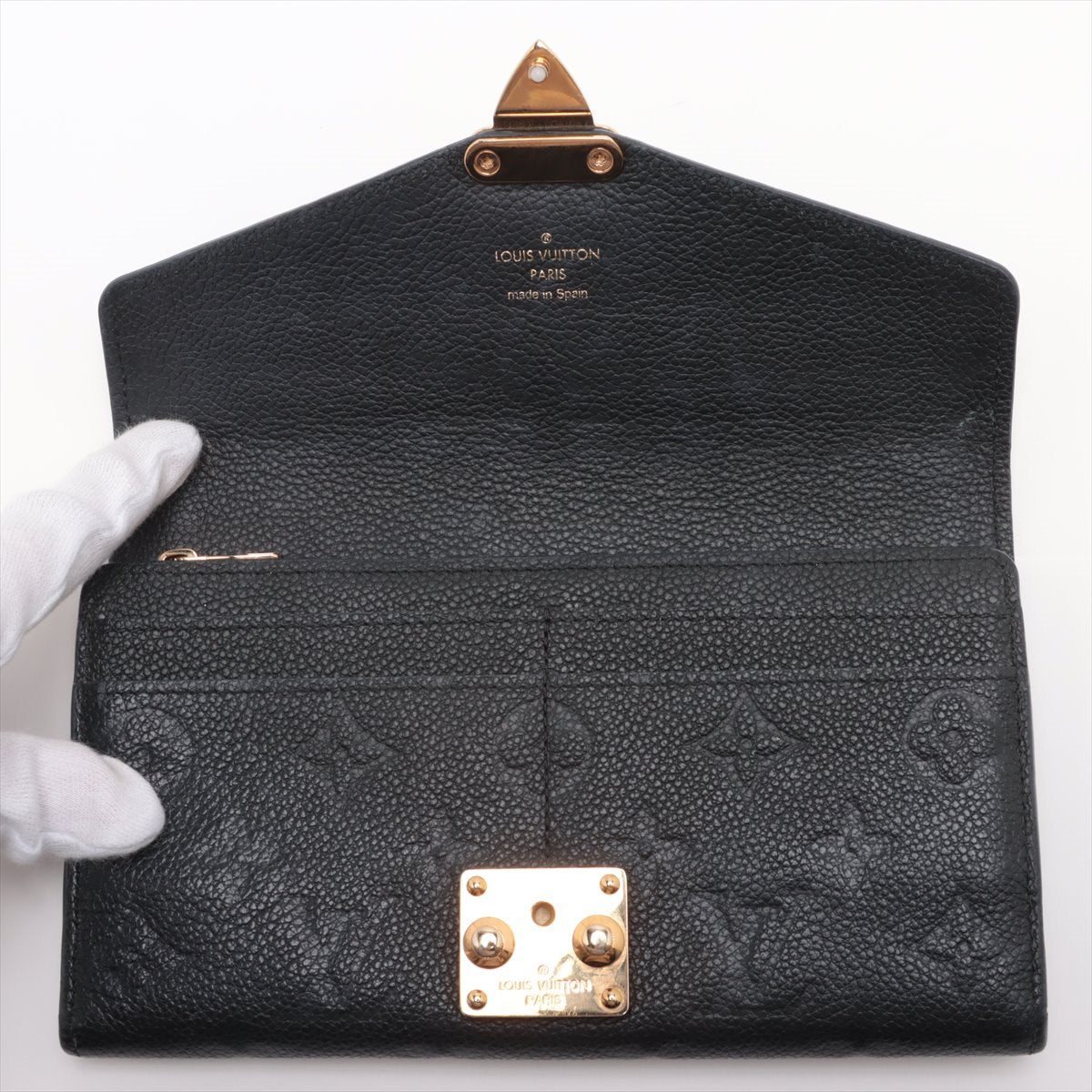 Louis Vuitton Monogram Amplant Portfolio M62458 Noneir Long Wallet