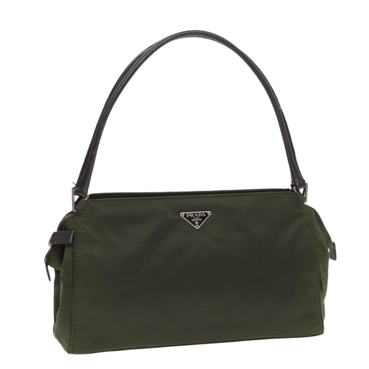 Luxury Prada Shoulder Bag Nylon Khaki  90781
