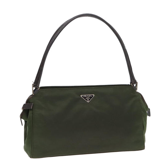 Luxury Prada Shoulder Bag Nylon Khaki  90781
