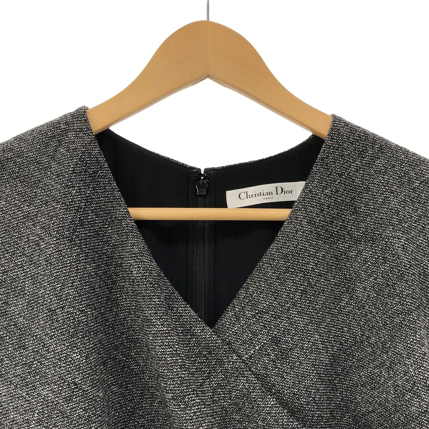 Luxury DiorOne piece With belt One piece Wool Gray