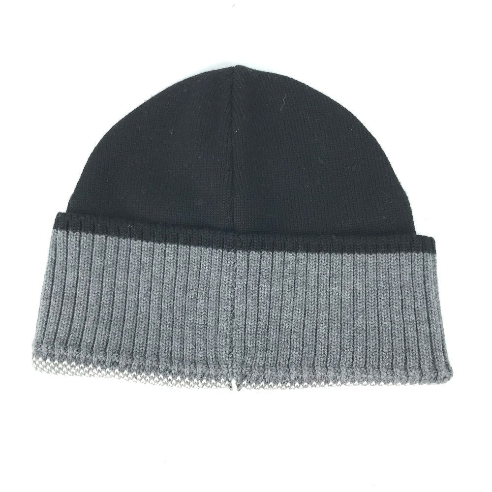 LOUIS VUITTON Knit hat M71237 wool black beanie hat knit hat knit cap logo Bonnet Louis