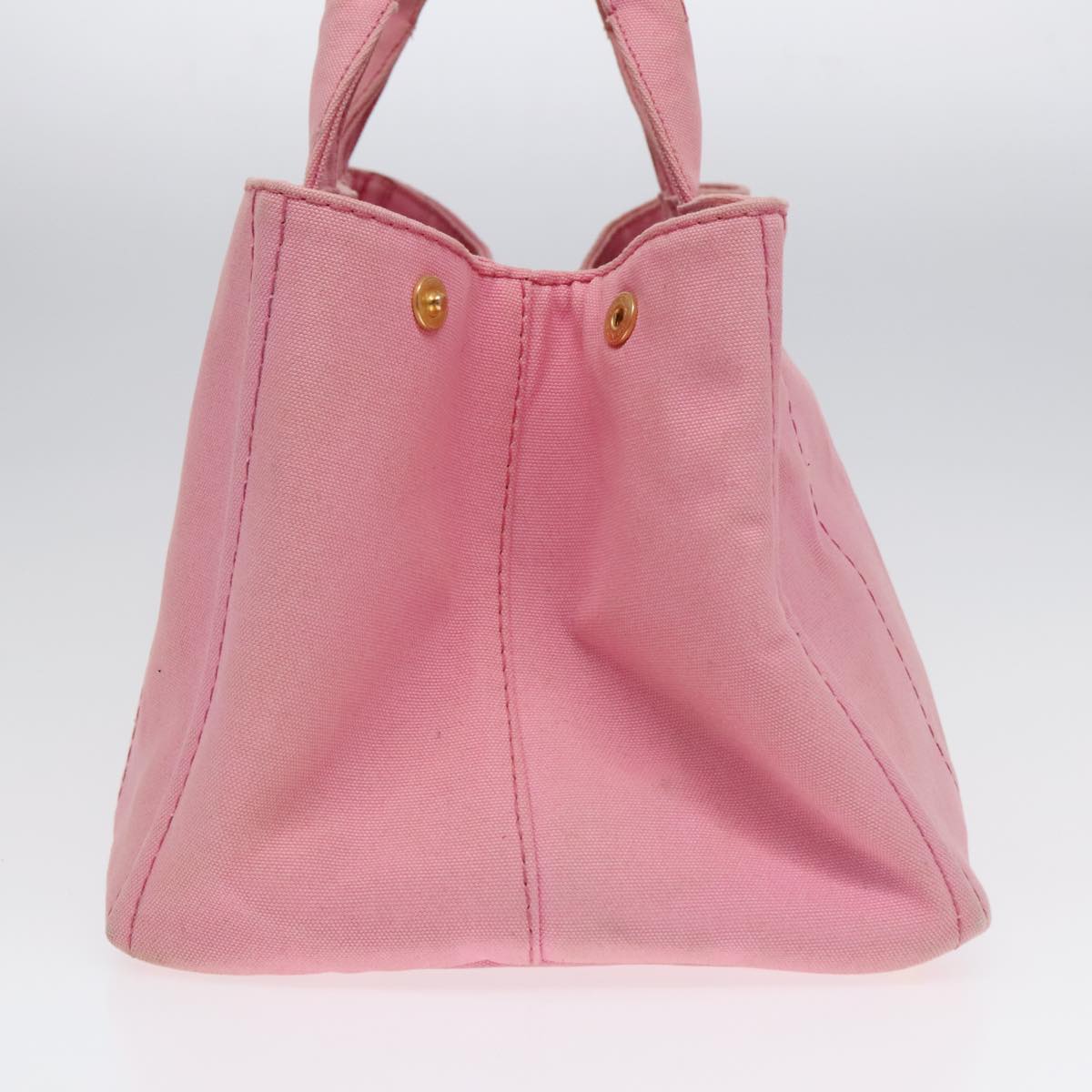 Luxury Prada Canapa GM Tote Bag Denim Pink Gold  90815