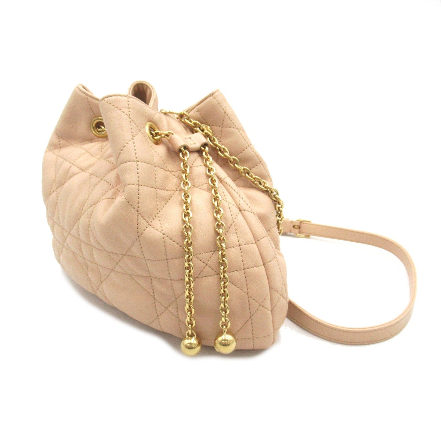 Luxury DiorAmmi Shoulder bag Shoulder bag Lambskin (sheepskin) Beige
