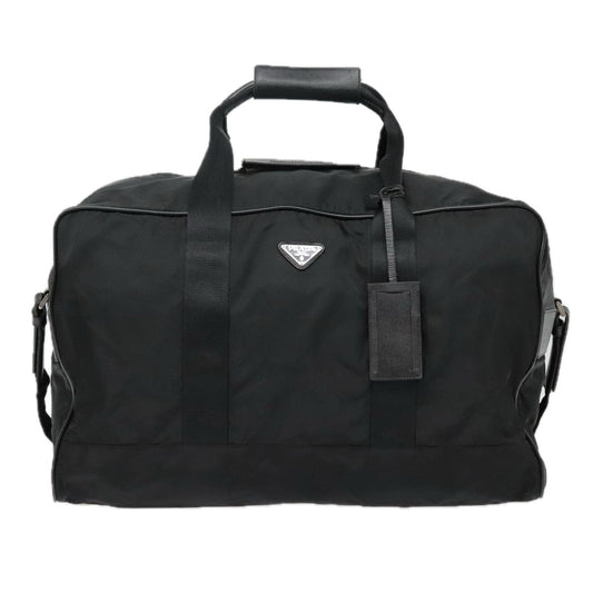 Luxury Prada Boston Bag Nylon 2way Black  90892