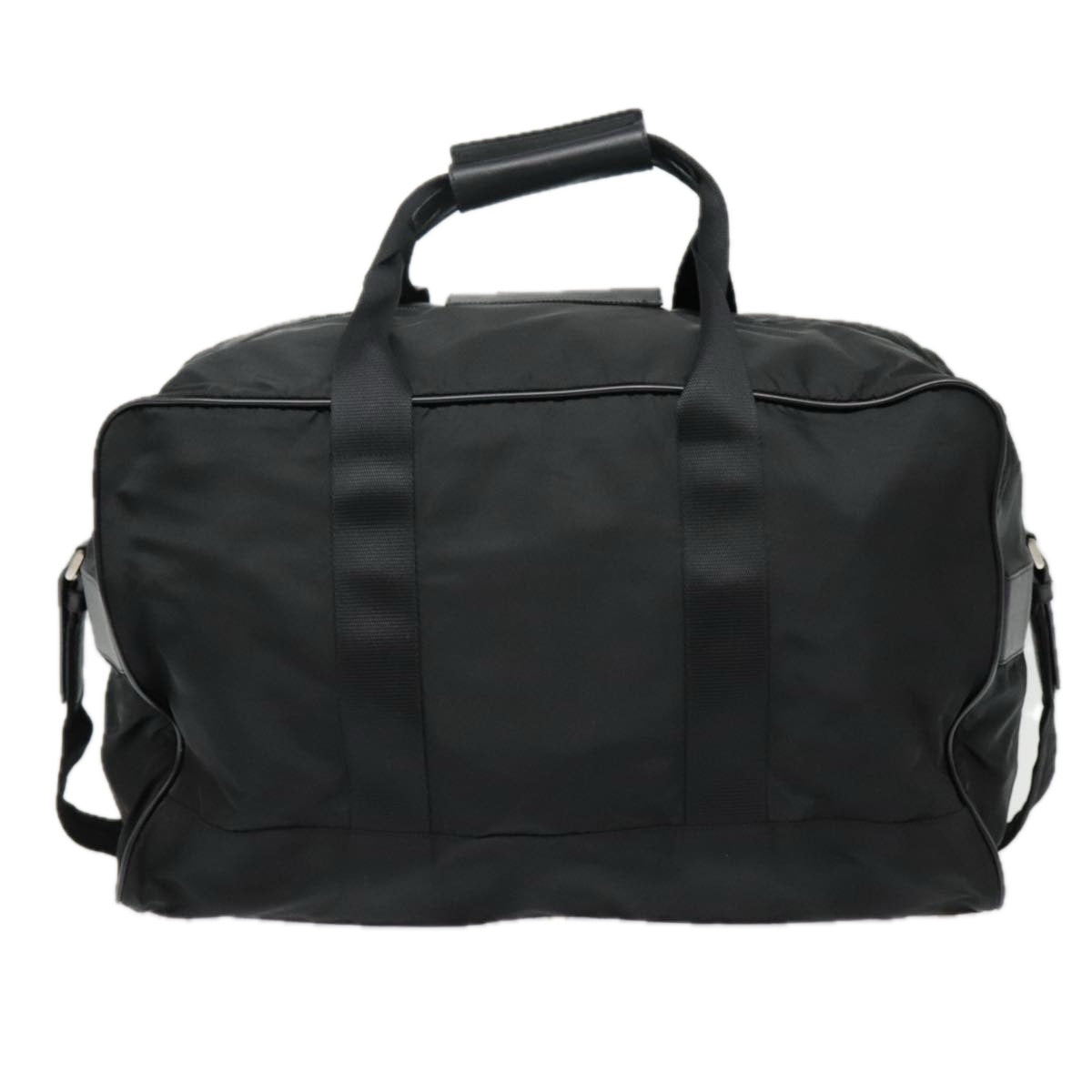 Luxury Prada Boston Bag Nylon 2way Black  90892