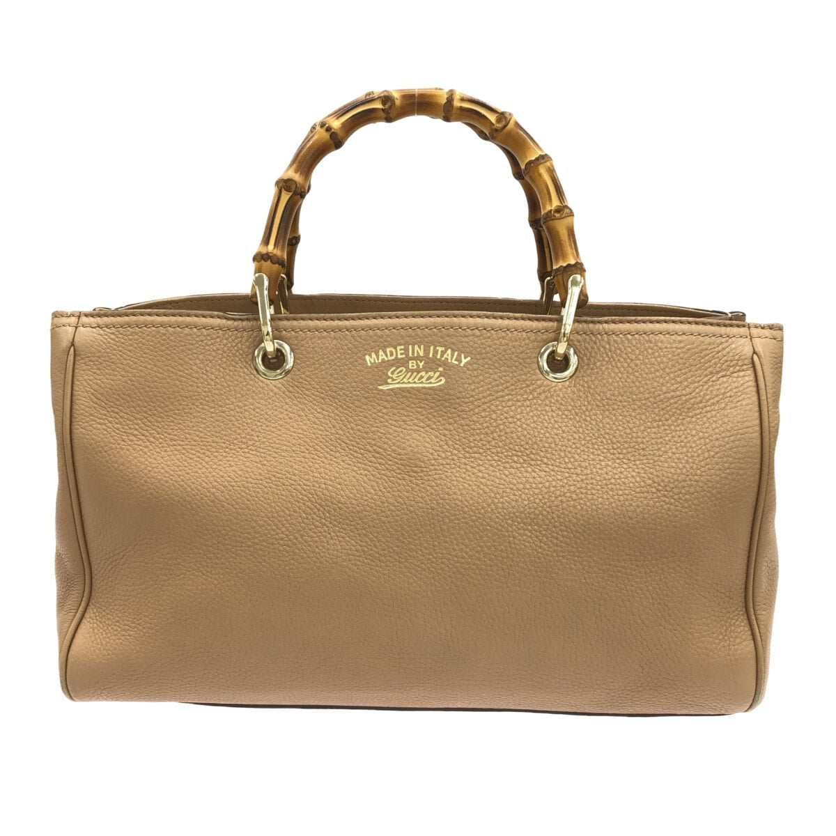 Gucci Bamboo  Leather Tote Bag ()