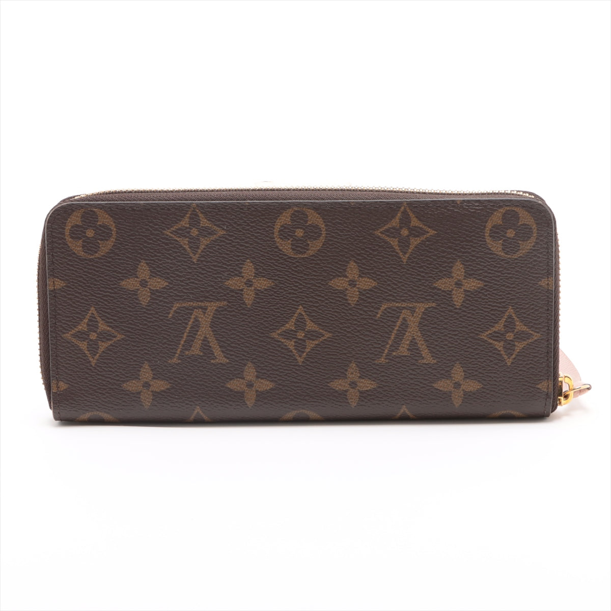 Louis Vuitton Monogram Portfolio Clemence M61298 Rose Valerie Round  Wallet
