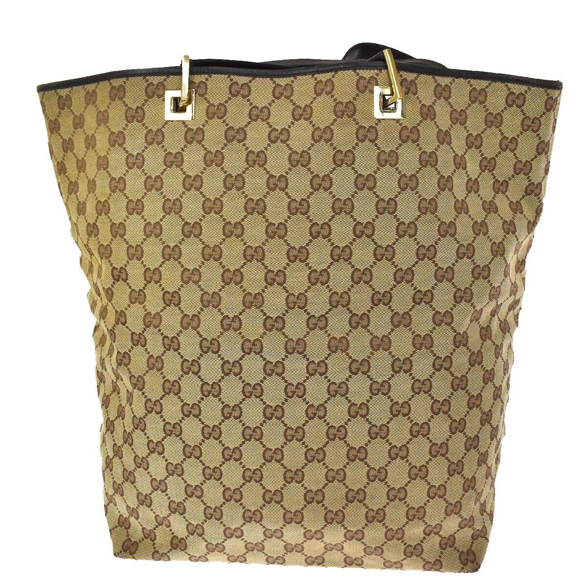 Gucci Gg Canvas  Canvas Tote Bag