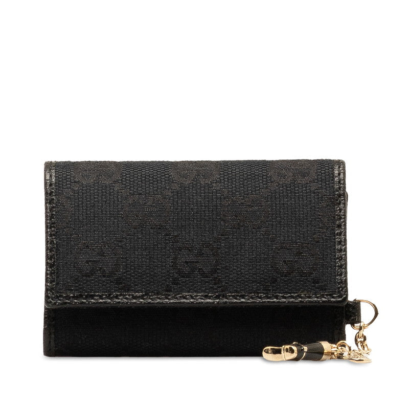 Luxury Gucci Trending 2025 GG Canvas Leather Key Case 6 Hooks