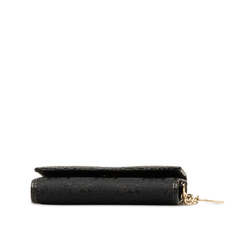Luxury Gucci Trending 2025 GG Canvas Leather Key Case 6 Hooks