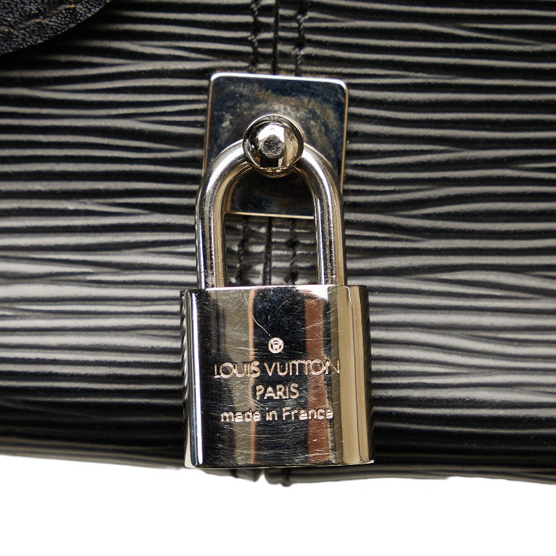 Louis Vuitton Epi Bowling Montaigne GM Handbag M59312 Noneir Black Leather  Louis Vuitton