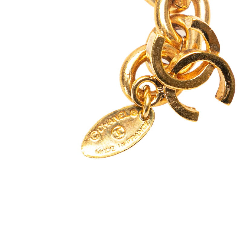 Chanel Coco Mark Medal Chain Belt Gold