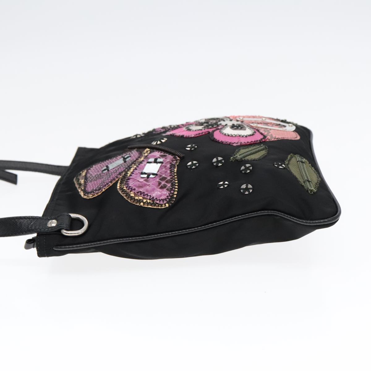 Luxury Prada Shoulder Bag Nylon Black  91014