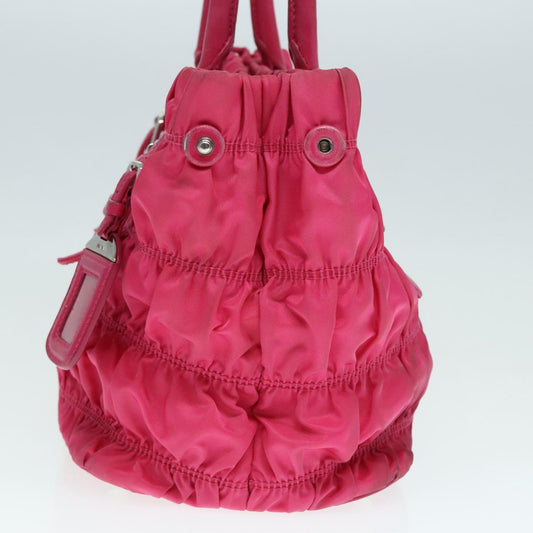 Luxury Prada Hand Bag Nylon 2way Pink  91015