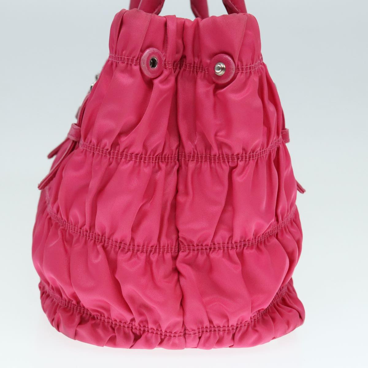 Luxury Prada Hand Bag Nylon 2way Pink  91015