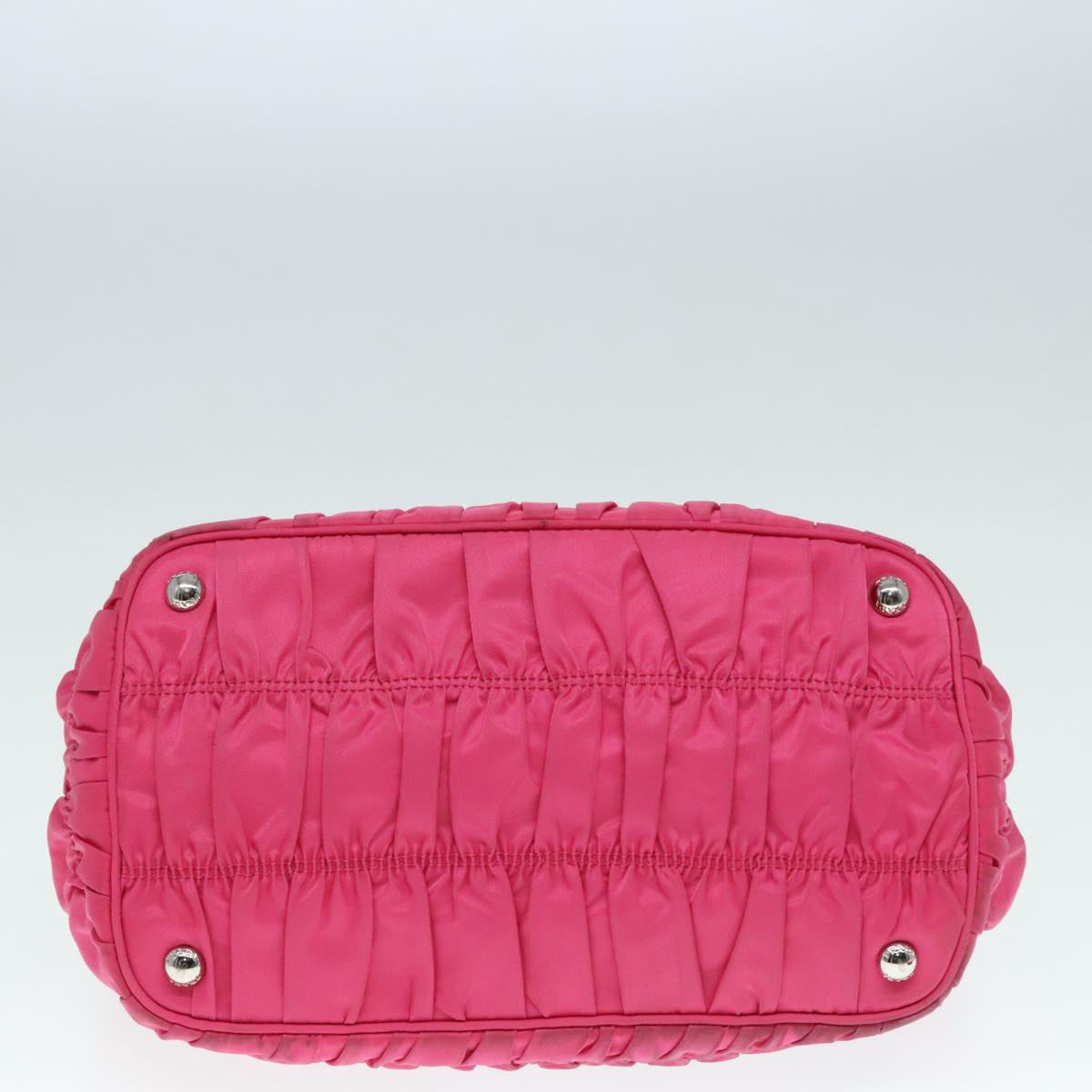 Luxury Prada Hand Bag Nylon 2way Pink  91015