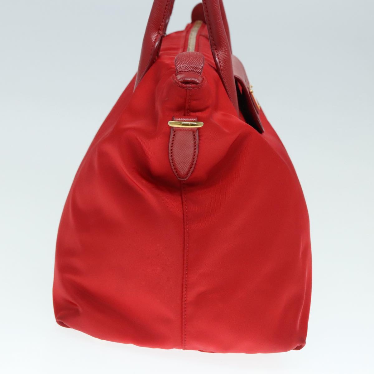 Luxury Prada Hand Bag Nylon Red  91016