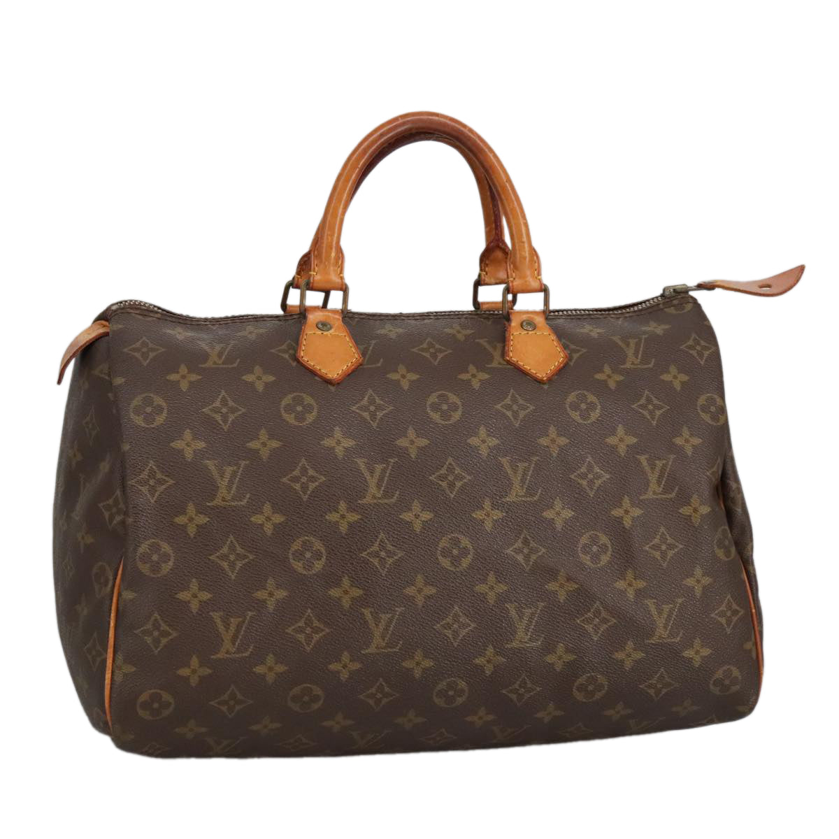 LOUIS VUITTON Monogram Speedy 35 Hand Bag M41524 LV 91114