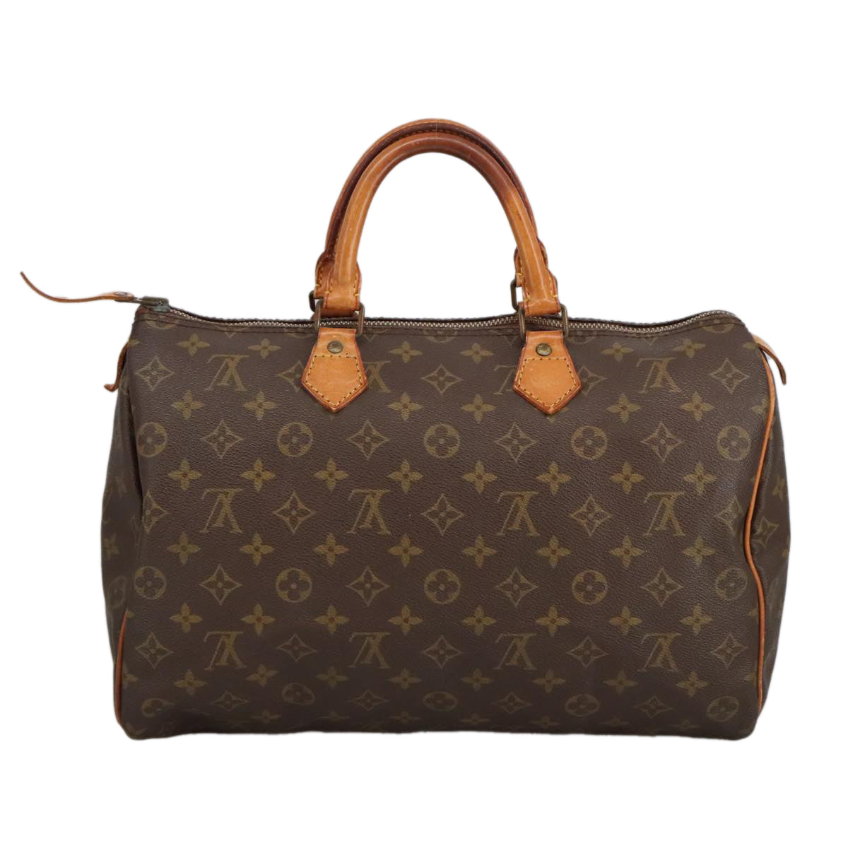 LOUIS VUITTON Monogram Speedy 35 Hand Bag M41524 LV 91114