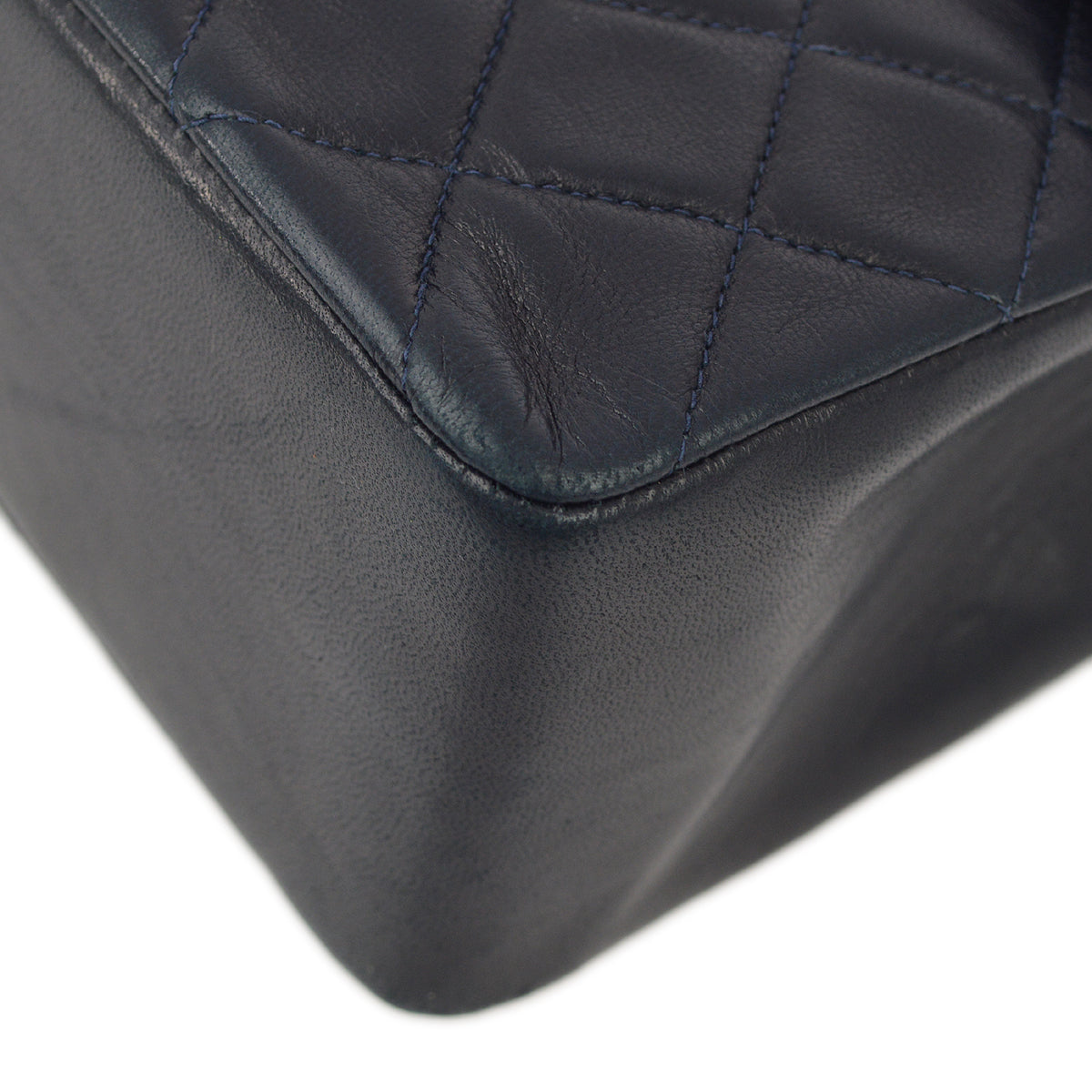 Chanel Navy Lambskin Handbag