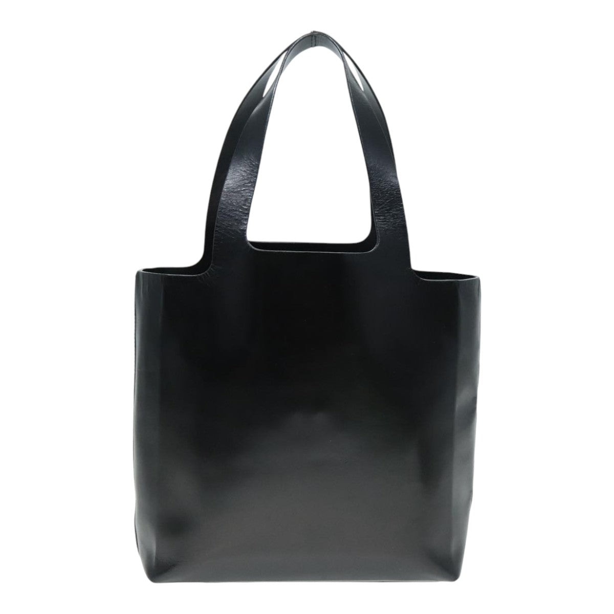 Luxury Prada Tote Bag Leather Black Silver  91249