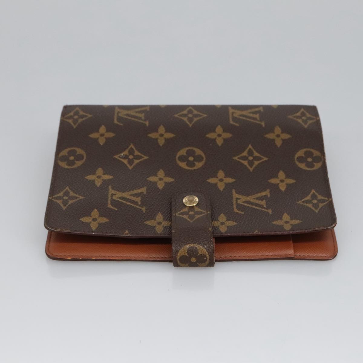 LOUIS VUITTON Monogram Agenda MM Day Planner Cover R20105 LV 91317
