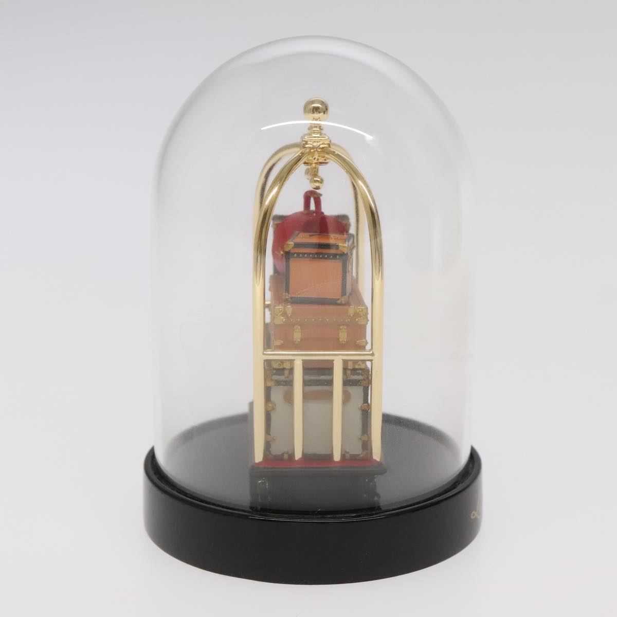 LOUIS VUITTON Hotel Trolley Snow Globe Clear M99407 LV 91319