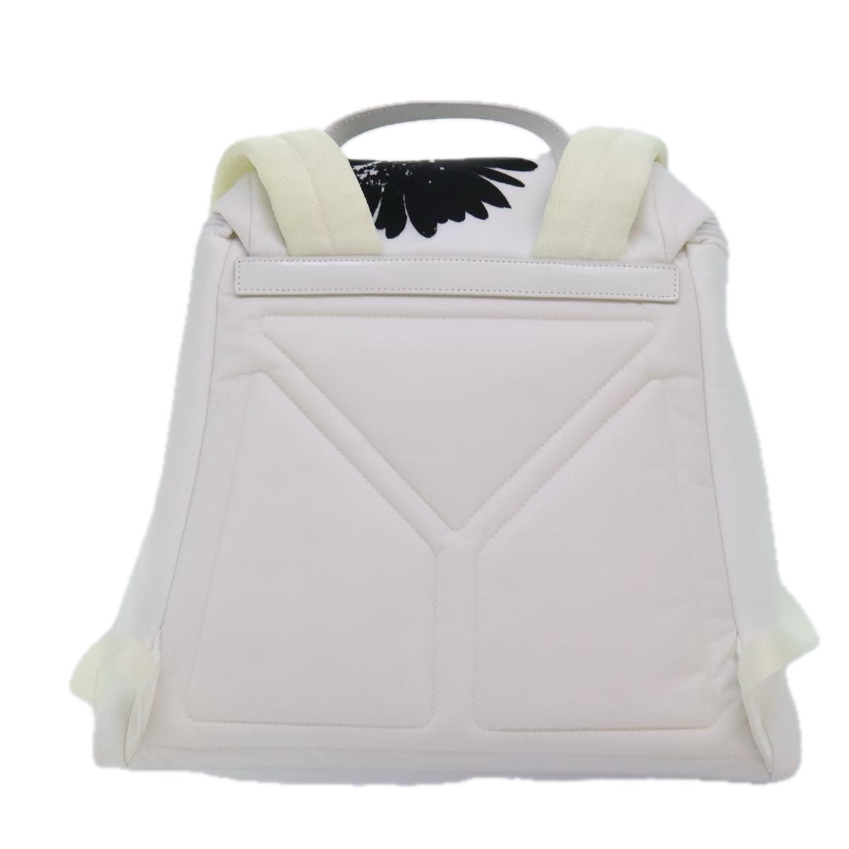 Luxury Prada Backpack Nylon White Silver 1BZ072  91414A