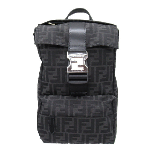 Luxury Fendi Rucksack Backpack Backpack Rucksack Fabric Black