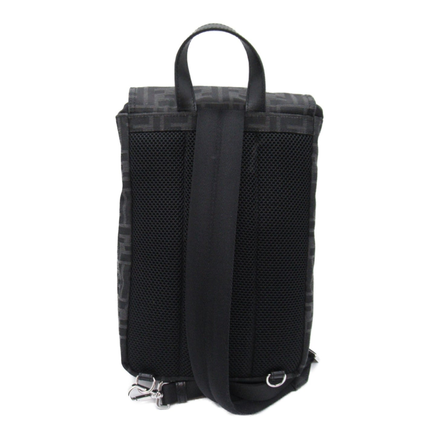 Luxury Fendi Rucksack Backpack Backpack Rucksack Fabric Black