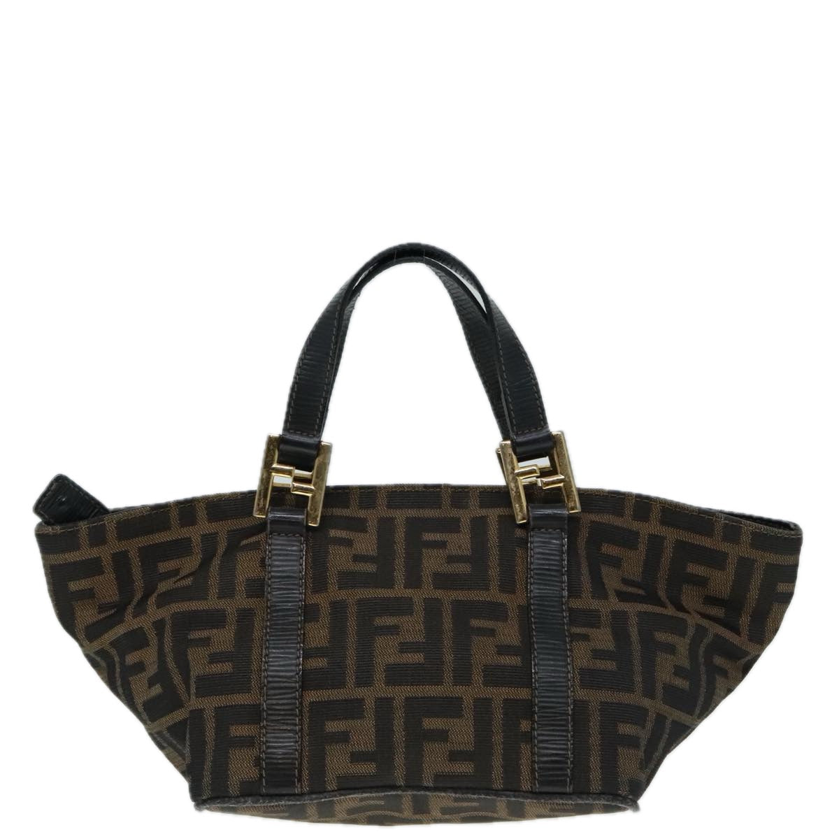 Luxury Fendi Zucca Canvas Hand Bag Brown91562