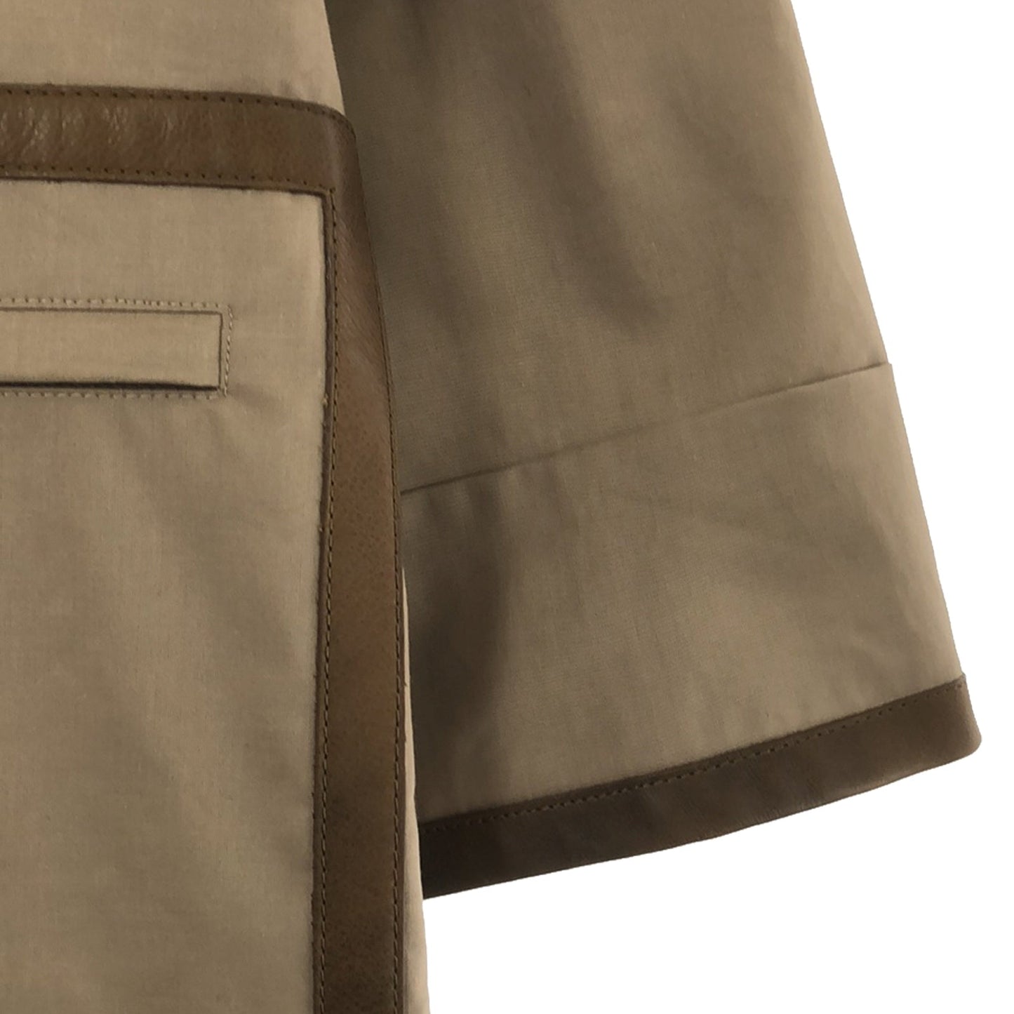 Luxury Fendi Coat Coat Cotton Beige