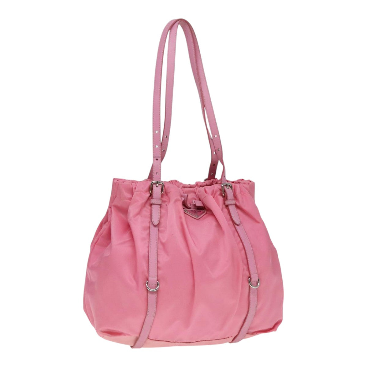 Luxury Prada Tote Bag Nylon Pink  91607
