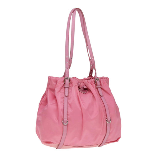Luxury Prada Tote Bag Nylon Pink  91607