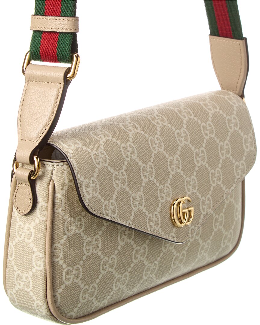Gucci Ophidia Mini GG Supreme Canvas & Leather Shoulder Bag