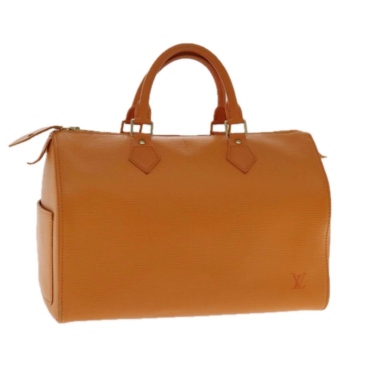 LOUIS VUITTON Epi Speedy 25 Hand Bag Orange Mandarin M5903H LV 91637
